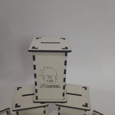 Imagem de kit 10 cofrinhos roblox de mdf - Ateliê festa