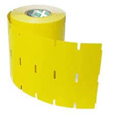 Imagem de Etiqueta Gôndola Amarela Sem Adesivo - 100x30x30 - QRCODETIQUETAS LTDA