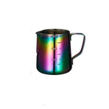Imagem de Leiteira Pitcher Para Cafe Barista 350 Ml Aço Inox Colorida - raleo