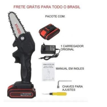 Imagem de Motosserra Elétrica Recarregavel Portátil Lançamento!!! - Chain