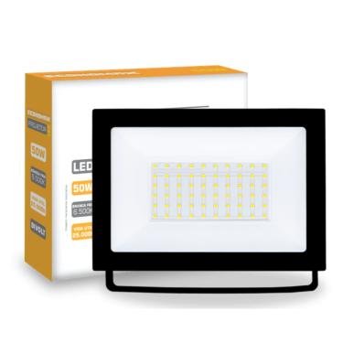 Imagem de Refletor 50w Slim LED IP65 Branco Frio 6500K Bivolt Economax