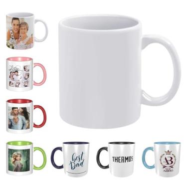 Imagem de Caneca de café grande personalizada, canecas personalizadas com foto, xícara de chá personalizada com imagem, presentes fotográficos para pai, mãe, avô, presentes personalizados para namorado namorada