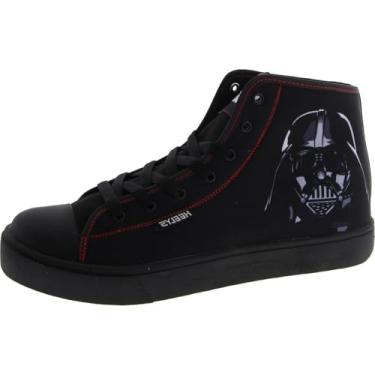 Imagem de HEELYS Tênis masculino Hustle Stars Wars com salto com rodas, Preto/vermelho, 7 Little Kid