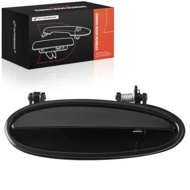 Imagem de A-Premium Maçaneta externa do lado do passageiro traseiro direito compatível com Chevrolet Classic 2004-2005 e Oldsmobile Intrigue 1998-2002 e Pontiac Grand Prix 1997-2008, preto liso, substituição #