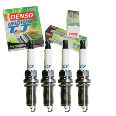 Imagem de Velas de ignição Denso Iridium TT de 4 peças compatíveis com Honda CR-V 2.4L L4 2015-2016