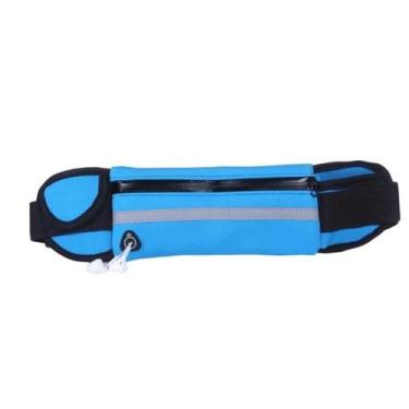 Imagem de Pochete Fitness Corrida Academia Slim - good felps, Azul