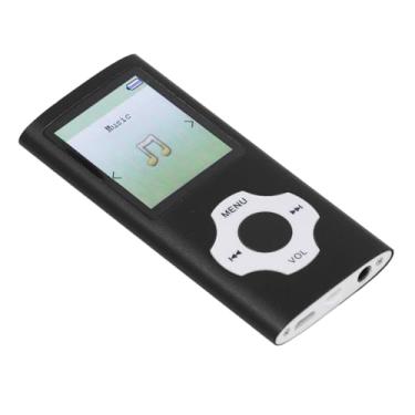 Imagem de Mp3 Player Mp4 Player de Vídeo para Música, Leitor de Mp3 Portátil Leitor de Tela Colorida Alto-falante Cartão de Memória Ultra Fino Mp4 Player Mp3 Mp4 Players (Preto)