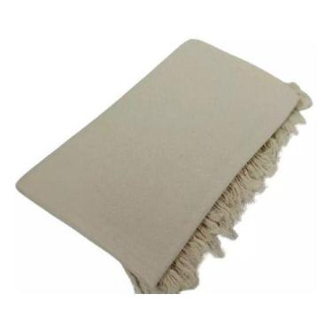 Imagem de Manta De Renda - Algodão - Sofá E Cama - 2,55x2,35m - Fioseredes, Bege