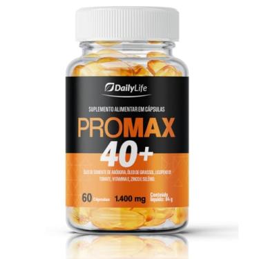 Imagem de Oleo de Girassol e de Semente Abóbora Pro Max 40+ Com Vitamina E Suplemento Alimentar 1400mg 60 Softgels - Daily Life
