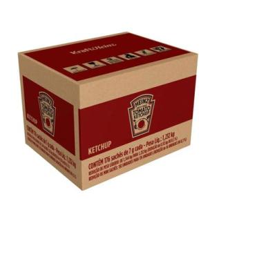 Imagem de Ketchup Kraft Heinz Condimento Sache Catchup Molho Tradicional Cozinha