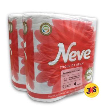 Imagem de Papel Higienico Neve C/4 Rolos 20 mts Pct C/3 und
