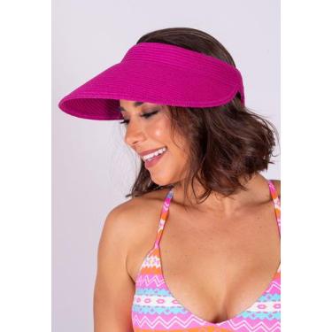Imagem de Viseira Areia Branca UV Patacho Rosa