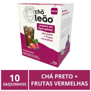 Imagem de Chá Leão Gelado, Preto e Frutas Vermelhas, 10 saquinhos