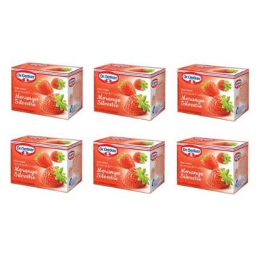 Imagem de 6un Chá Misto Morango Silvestre 10 Sachês - Dr. Oetker, CHAS AROMAS E 