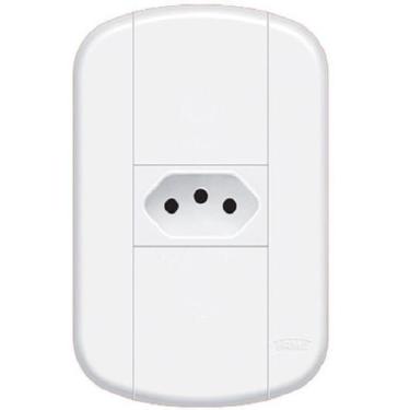 Imagem de Tomada 20 Amperes Tripolar Branco 3p Blanc Fame 3916