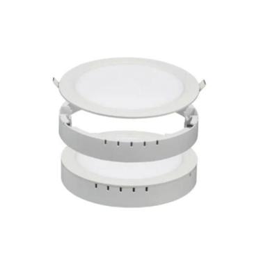 Imagem de Plafon Led Embutir/Sobrepor 24W Redondo 30cm 6400K Bivolt- Exilux