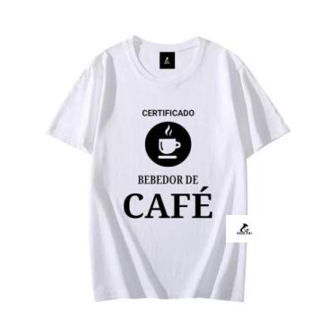 Imagem de Camiseta 100% Algodão Bebedor de Café Amor por Coffee - Macoli Outlet,