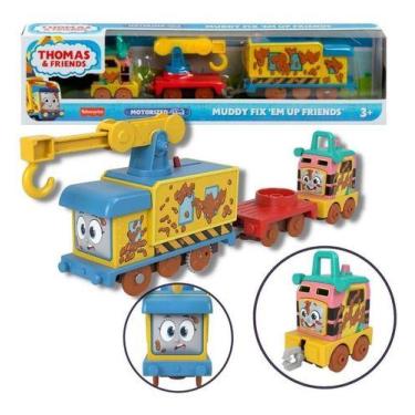Imagem de Thomas E Seus Amigos Conjunto Trem Carly E Sandy Motorizado - Mattel