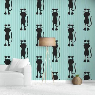 Imagem de Papel de parede adesivo  infantil garras gato( med. 90x300 cm) - ATITU