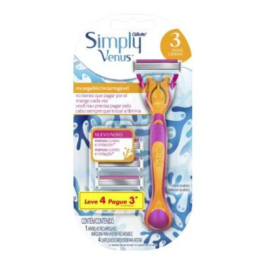 Imagem de Kit Aparelho de Depilação Venus Simply Leve 24 Pague 18 - Gillette