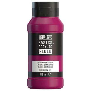Imagem de Tinta acrilica basics fluid 118ml liquitex escolha a cor, 393 QUINACRI