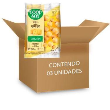 Imagem de Snacks De Soja Good Soy Sabor Queijo Contendo 3 Pacotes De 25g Cada