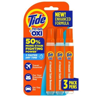 Imagem de Kit 3 Canetas Tira Manchas Instantâneo, 10mL cada, Tide to Go