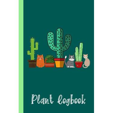 Imagem de Anti Social Cats Cactus No Touch Me Plant Logbook: Houseplant Care Logbook To Keep Track Of All Your Plants Watering Needs, Note What You Learn Each ... Garden Accessories | Special Green Notebook