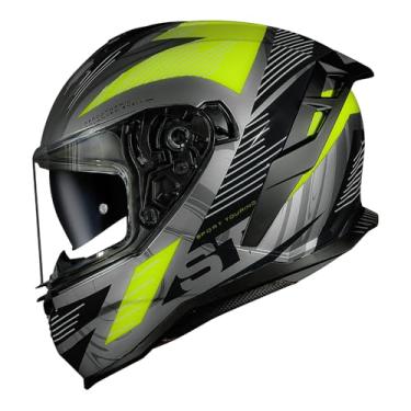 Imagem de Capacete Norisk Strada 2 ST Cinza Titanium Preto e Amarelo Tamanho:62