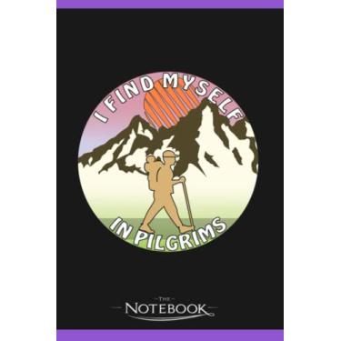 Imagem de Notebook: Mountain I Find Myself In Pilgrims: Journal, Diary, Perfect Gifts Matte Finish Cover, 120 Pages Lined 6 x 9 inches