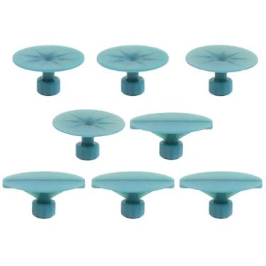 Imagem de Abas para extrator de amassados, 8 peças de abas de remoção de amassados de carroceria, ferramenta de reparo de amassados sem pintura, abas de cola com ventosa de gelo para reparo de amassados de