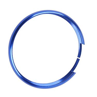 Imagem de Liga de Alumínio Remoto Chave Fob Anel Guarnição Substituição para R55 R56 R57 R58 R59 R60 Proteger e Decorar Mini Proprietários (Azul escuro)