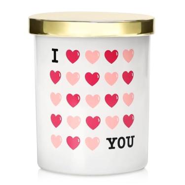 Imagem de Presente de vela perfumada para o dia dos namorados, 283 g, vela perfumada de videira de rosa selvagem, presentes de vela para casamento, festa de noivado, presente de aniversário para namorada,