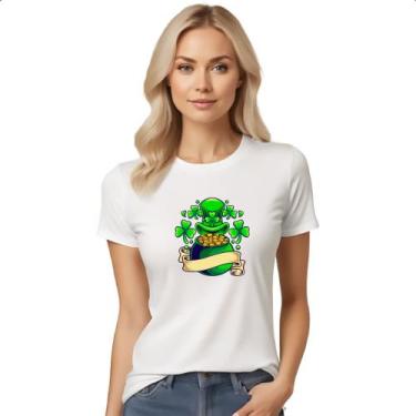 Imagem de Camiseta Baby Look ST Patricks Day pote de ouro - Alearts, M