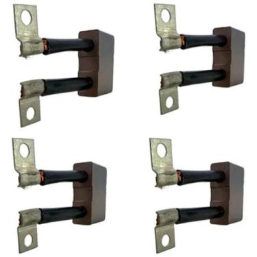 Imagem de Kit 4 Escovas P/ Motor Partida Kb 24v Linha Bsx - Só Elétrica
