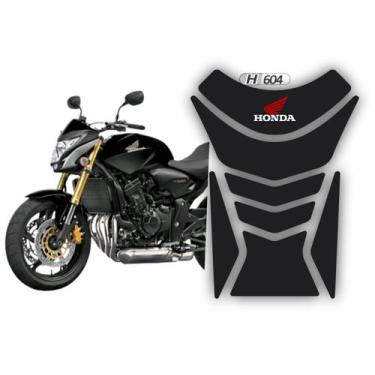 Imagem de Adesivo Resinado Protetor de Tanque CB600 Hornet Vinil Branco H604 - R