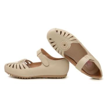 Imagem de Sapatilha Boneca Feminina Pluma Levíssima Couro Legitimo Antiderrapant