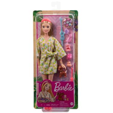 Imagem de Boneca - Barbie com Cachorrinho - Dia de Autocuidado no Spa - GKH73 MATTEL