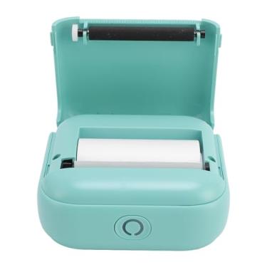 Imagem de Impressora de Adesivos, Impressora Térmica Sem Tinta Com Papel de Impressão, Impressora Térmica Portátil, Impressora de Bolso Bluetooth para Cartões de Flash, DIY, Notas (GREEN)