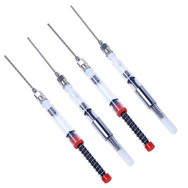 Imagem de Vctitil Seringa absorvente auxiliar de tinta para caneta-tinteiro com ponta de agulha de metal e enchimento de mola, conversor de tinta, removível (elasticidade e rotação)