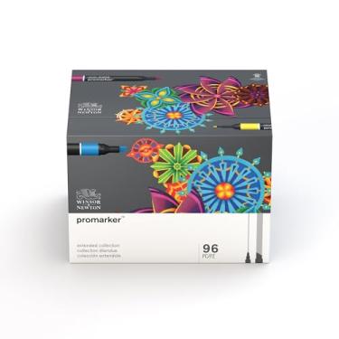 Imagem de Winsor & Newton 290152, Marcador Promarker Superbig Box 96 Cores