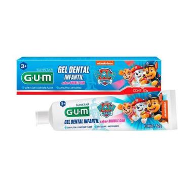 Imagem de Gel Dental Infantil G.U.M Patrulha Canina Sabor Bubble 50g