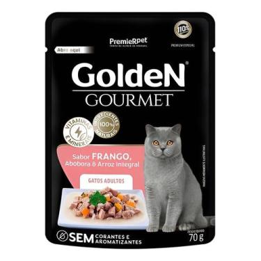 Imagem de Golden Gourmet Gatos Adultos Frango 70g - PremieRpet