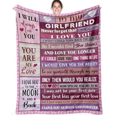 Imagem de HyggeHub Presentes para namorada, cobertor para namorada do namorado, presentes de namorada, melhor presente romântico de aniversário de aniversário, Natal e dia dos namorados para sua namorada, 152