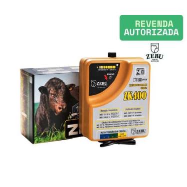 Imagem de Eletrificador Rural Super Potente Zk400 400km Zebu 35j 110v seca capim