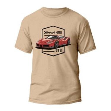 Imagem de Camiseta Carro Ferrari 488 - REF1360-Masculino