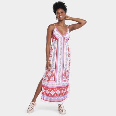 Imagem de Vestido Farm Longo Nos Lisboa, Off white, M
