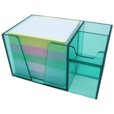 Imagem de Organizador Mesa Acrimet Com Papel Colorido Acrimet 956 Verde Clear