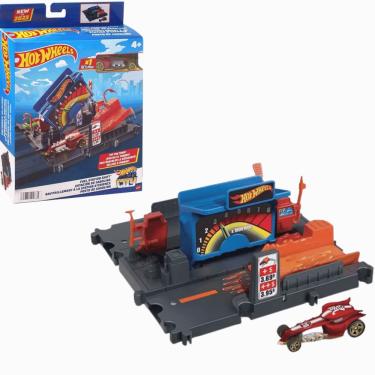 Imagem de Hot Wheels Pista Posto de Gasolina C/Carrinho 4 + HMD53Mattel