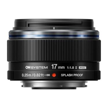 Imagem de OM SYSTEM Lente compacta leve M.Zuiko Digital 17 mm F1.8 II com design de 9 elementos e 6 grupos (micro quatro terços)